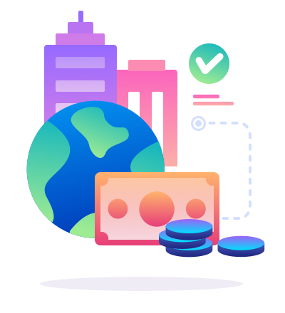 Icon Office World Finance Money